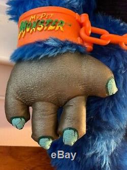 Vintage Rare 1985 Amtoy Plastic Face MY PET MONSTER Plush Doll Toy ICONIC