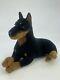 Vintage Rare 1997 Stuffins Doberman Pincher Stuffed Animal Plush Realistic