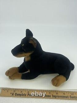 Vintage Rare 1997 Stuffins Doberman Pincher Stuffed Animal Plush Realistic