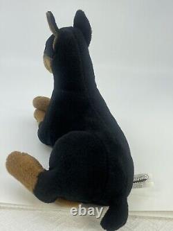 Vintage Rare 1997 Stuffins Doberman Pincher Stuffed Animal Plush Realistic