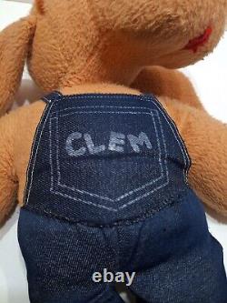 Vintage Rare Animal Fair 1970s Clem Plush Stuffed Dog Large Jumbo 24