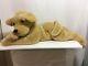 Vintage Realistic Dog Plush Tan Brown Labrador Retriever Soft Stuffed Animal