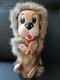 Vintage Rubber Face Dog Stuffed Animal Plush Figure Toy Pet Happy Sitting