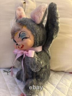 Vintage Rubber Face Plush Chipmunk Mexico 80's Nostalgia