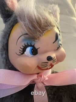 Vintage Rubber Face Plush Chipmunk Mexico 80's Nostalgia