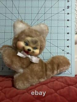 Vintage Rubber Face Plush Kitty