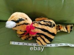 Vintage Rubber Face Plush Stuffed Animal Toy Tiger Cat Kitty Rushton or Gund