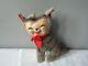 Vintage Rubber Faced Kitty Cat Plush Stuffed Animal Made In Japan
