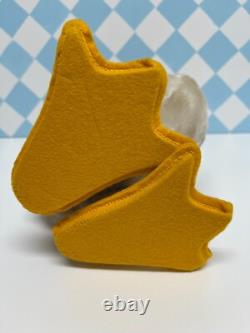 Vintage Rushton 13 Rubber Beak Happy Duck Goose Doll Stuffed Animal Plush Toy