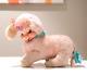 Vintage Rushton Cow Rubber Face Pink Daisy Belle 10x12'' Stuffed Animal Plush