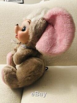 Vintage Rushton Mouse Rat Mice Rubber Face Big Ears Large Plush Doll VERY RARE