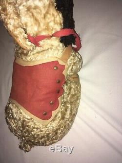 Vintage Rushton Plush Rubber Face Stuffed Animal DONKEY Rare