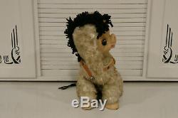 Vintage Rushton Plush Rubber Face Stuffed Animal HONKEY DONKEY Rare