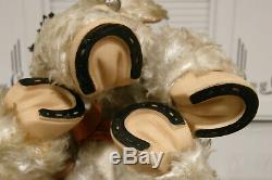 Vintage Rushton Plush Rubber Face Stuffed Animal HONKEY DONKEY Rare
