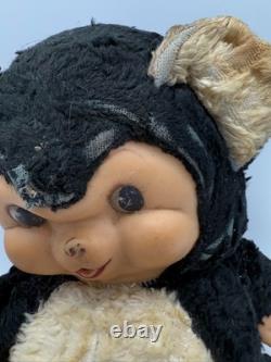 Vintage Rushton Rubber Face Chubby Teddy Bear Plush Stuffed Animal 11