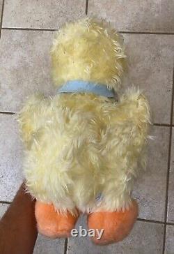 Vintage Rushton Rubber Face Duck Plush Toy Stuffed Animal Original Tag Clean