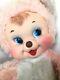 Vintage Rushton Rubber Face Lt. Pink Bear Plush Rare 18 Tall