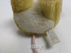 Vintage Rushton Rubber Face Plush Mouse Stuffed Animal Doll