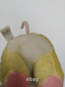 Vintage Rushton Rubber Face Plush Mouse Stuffed Animal Doll