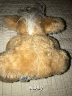 Vintage Rushton Rubber Face Plush Stuffed Animal Good Condition Missing Tail 8