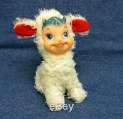 Vintage Rushton Rubber Face Star Creation Billy Butts Goat Valentine Plush Rare