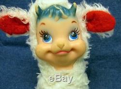 Vintage Rushton Rubber Face Star Creation Billy Butts Goat Valentine Plush Rare