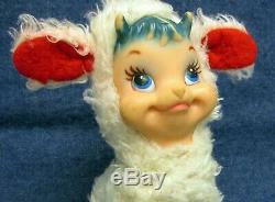 Vintage Rushton Rubber Face Star Creation Billy Butts Goat Valentine Plush Rare