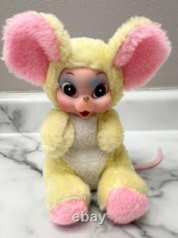 Vintage Rushton Star Creation Mouse Rubber Face Plush
