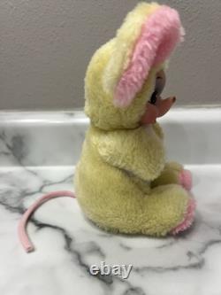 Vintage Rushton Star Creation Mouse Rubber Face Plush