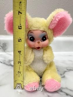 Vintage Rushton Star Creation Mouse Rubber Face Plush