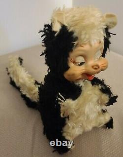 Vintage Rushton Star Creation Rubber Face Stinky Skunk Plush Good Condition