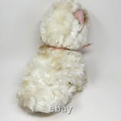 Vintage Rushton Star Creation Rubber Face White Kitty Cat Stuffed Animal Plush