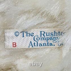Vintage Rushton Star Creation Rubber Face White Kitty Cat Stuffed Animal Plush