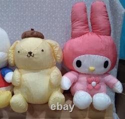 Vintage Sanrio My Melody Badtz Maru PomPomPurin Pochacco Pekkle Nylon Plush Lot