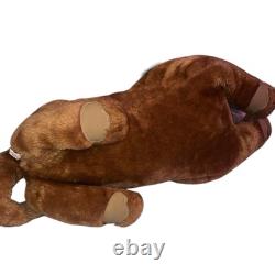 Vintage Semantodontics Lion Plush Stuffed Animal Oversized 40 Douglas Toys