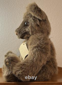 Vintage She Bear Plush Stuffed Animal Koala T Bear Company Jointed Signed 19