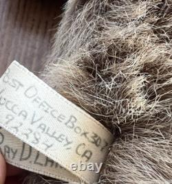 Vintage She Bear Plush Stuffed Animal Koala T Bear Company Jointed Signed 19
