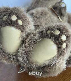 Vintage She Bear Plush Stuffed Animal Koala T Bear Company Jointed Signed 19