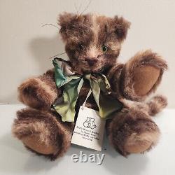 Vintage Sherry Doty POOKIE Cat Bear Mohair 11 Jointed RARE Plush Stuffed Animal