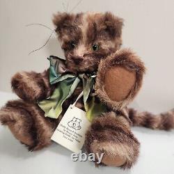 Vintage Sherry Doty POOKIE Cat Bear Mohair 11 Jointed RARE Plush Stuffed Animal