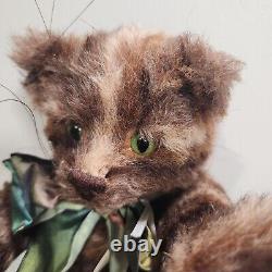 Vintage Sherry Doty POOKIE Cat Bear Mohair 11 Jointed RARE Plush Stuffed Animal