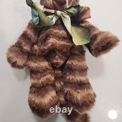 Vintage Sherry Doty POOKIE Cat Bear Mohair 11 Jointed RARE Plush Stuffed Animal