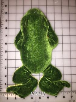 Vintage Steiff Frog Toad Stuffed Animal Plush Figure 10 Long