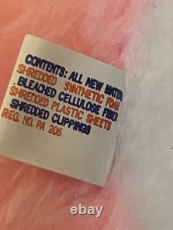 Vintage Superior Toy & Novelty 36 PINK Bunny Rabbit Plush Stuffed Animal HTF