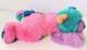 Vintage Swibco Cosmo Bear Colorblock Plush 16 Stuffed Animal
