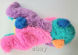 Vintage Swibco Cosmo Bear Colorblock Plush 16 Stuffed Animal