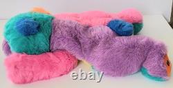 Vintage Swibco Cosmo Bear Colorblock Plush 16 Stuffed Animal