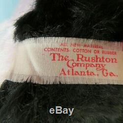 Vintage THE RUSHTON Company STINKY SKUNK Stuffed Animal Rubber Face Plush Toy