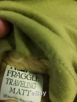 Vintage Tomy Fraggle Rock Plush Uncle Traveling Matt Jim Henson Plush 1983