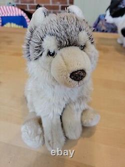 Vintage WEBKINZ Signature Timber Wolf Plush Stuffed Animal WKS1008